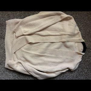 Cream crossover sweater